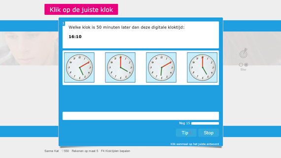 Voorbeeld van een oefening van Muiswerk Rekenen op maat 5. Voorbeeld van een oefening van Muiswerk Rekenen op maat 5.