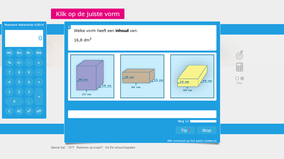 Voorbeeld van een oefening van Muiswerk Rekenen op maat 7. Voorbeeld van een oefening van Muiswerk Rekenen op maat 7.