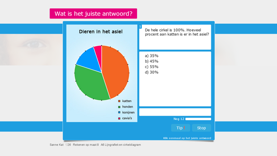 Voorbeeld van een oefening van Muiswerk Rekenen op maat 8. Voorbeeld van een oefening van Muiswerk Rekenen op maat 8.