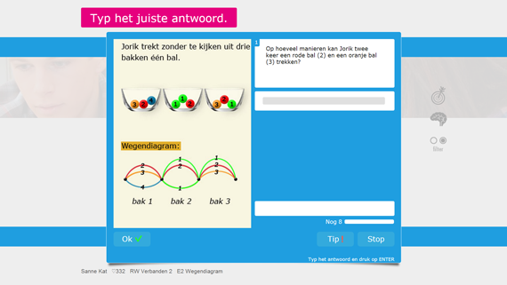 Voorbeeld van een oefening van Muiswerk Verbanden 2F. Voorbeeld van een oefening van Muiswerk Verbanden 2F.