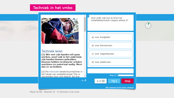 Voorbeeld van een oefening van Muiswerk Woorden 2F. Voorbeeld van een oefening van Muiswerk Woorden 2F.